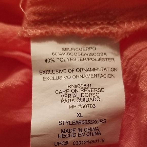 Asymmetrical Pink Long Sleeve Blouse with Mandarin Collar - Picture 6 of 8